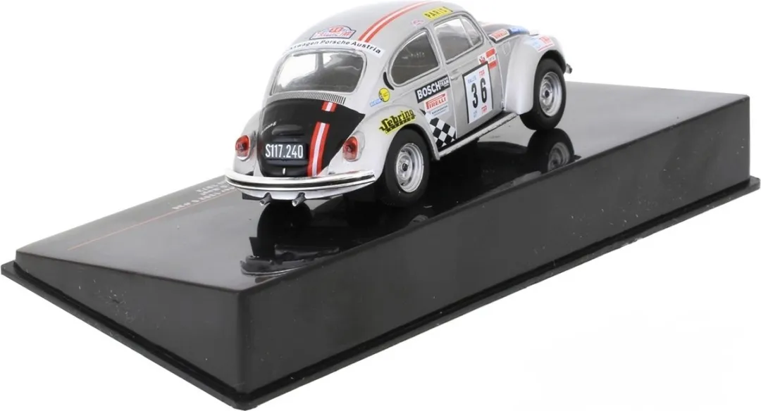 Volkswagen Käfer 1302 S Rally Portugal 1973 - IXO Models 1:43 - Grijs/Zwart