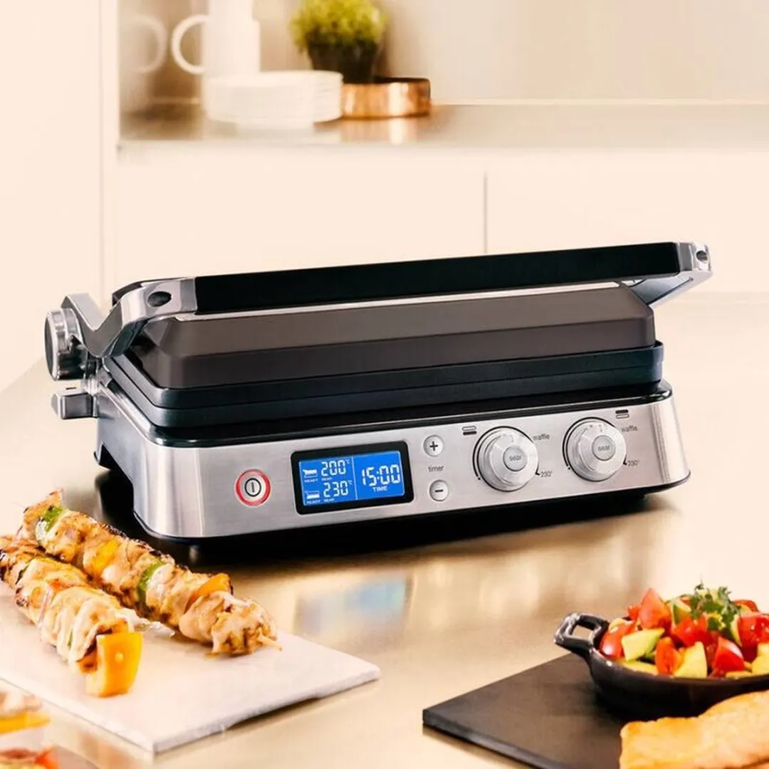 Braun CG 9040 MultiGrill Contactgrill - Zwart/RVS