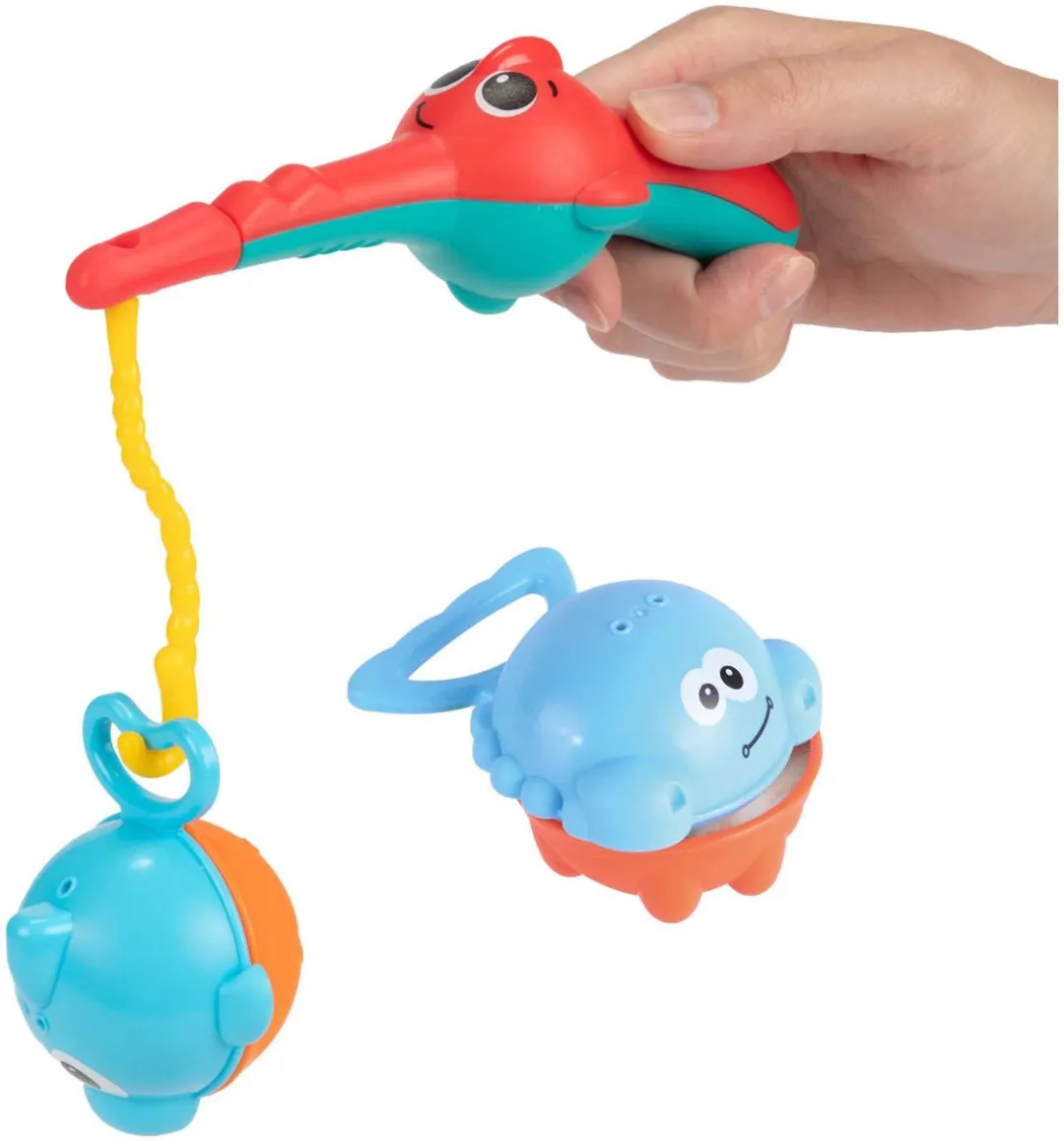 Toi-Toys Little Stars Badspeelgoed Vishengel - 3 Vissen - Multi