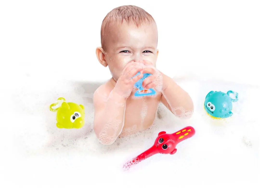 Toi-Toys Little Stars Badspeelgoed Vishengel - 3 Vissen - Multi