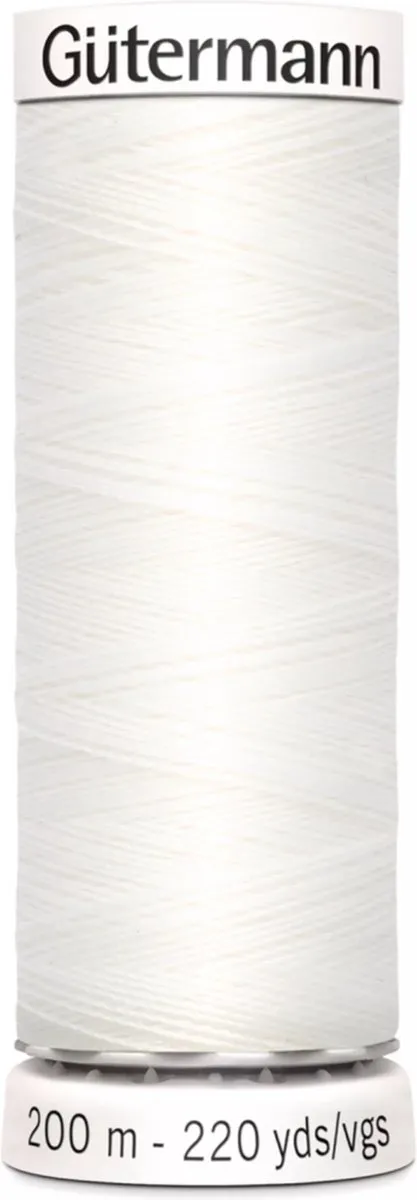 Gutermann Polyester Naaigaren 200m - Wit
