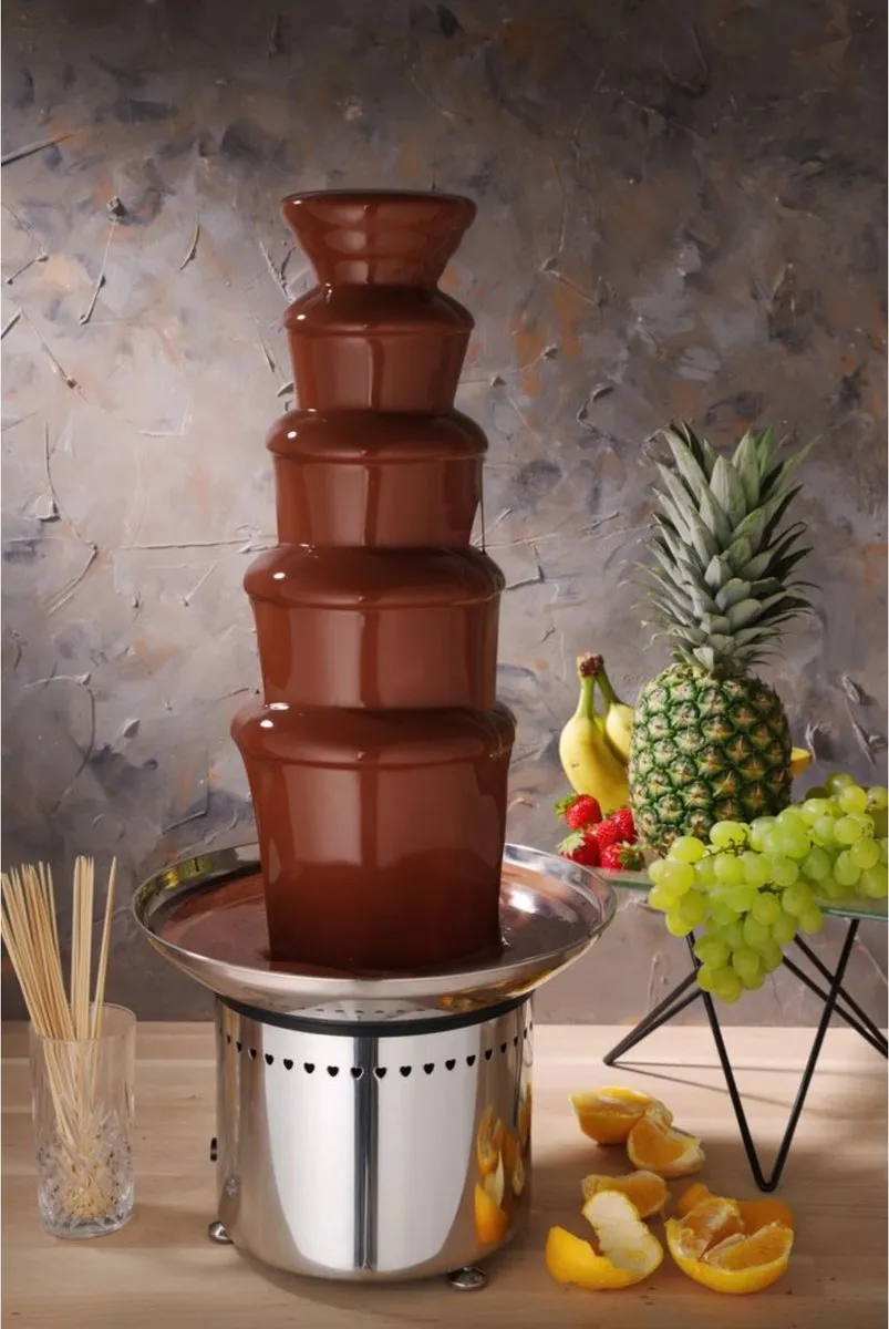 HENDI Chocoladefontein 5-Lagen 265W - Ø332x709mm
