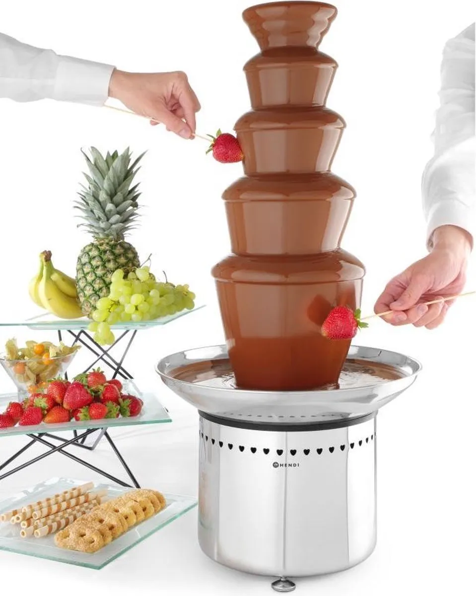 HENDI Chocoladefontein 5-Lagen 265W - Ø332x709mm