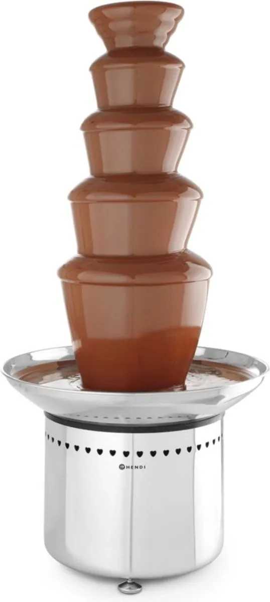 HENDI Chocoladefontein 5-Lagen 265W - Ø332x709mm