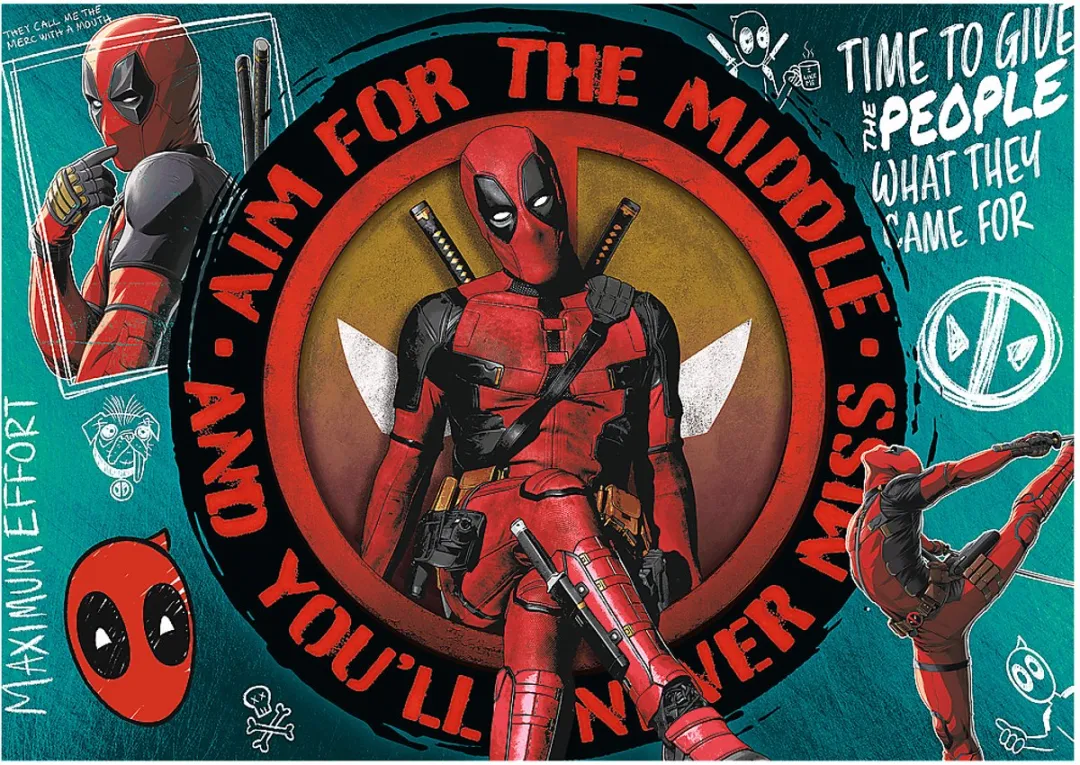 Trefl Deadpool Marvel Puzzel 1000 Stuks Premium Plus - Multicolor