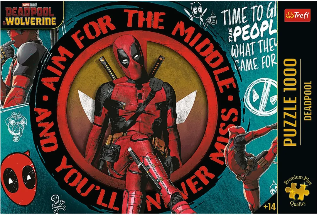 Trefl Deadpool Marvel Puzzel 1000 Stuks Premium Plus - Multicolor