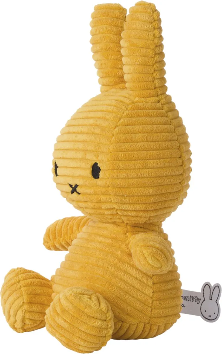 Bon Ton Toys Nijntje Corduroy Pop - 23 cm - Geel - afbeelding 6 van 6