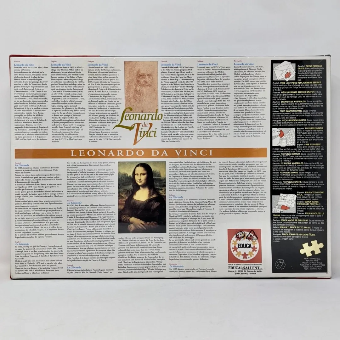 Educa Mona Lisa Museum Serie Puzzel 1500 Stuks