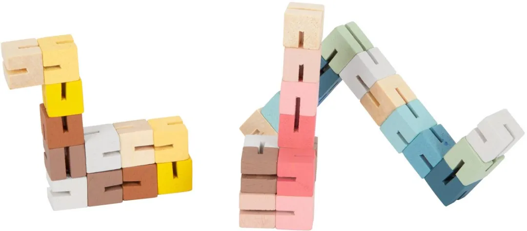 Small Foot Magische Slangenpuzzel - 12 Stuks - Multicolor