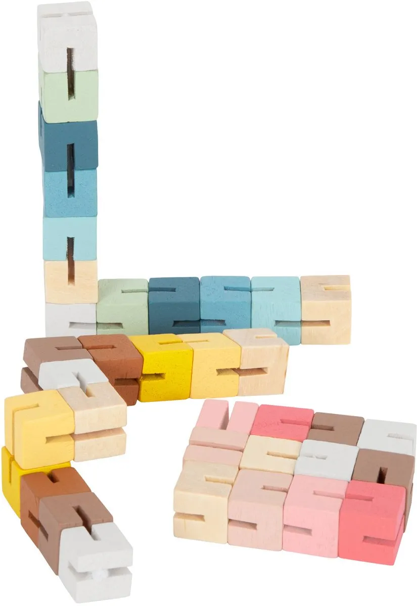 Small Foot Magische Slangenpuzzel - 12 Stuks - Multicolor