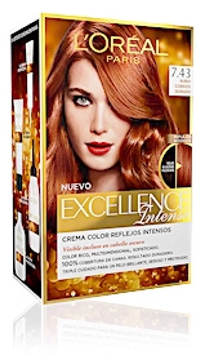 L'Oréal Paris Excellence Permanente Kleur - Goud koperrood