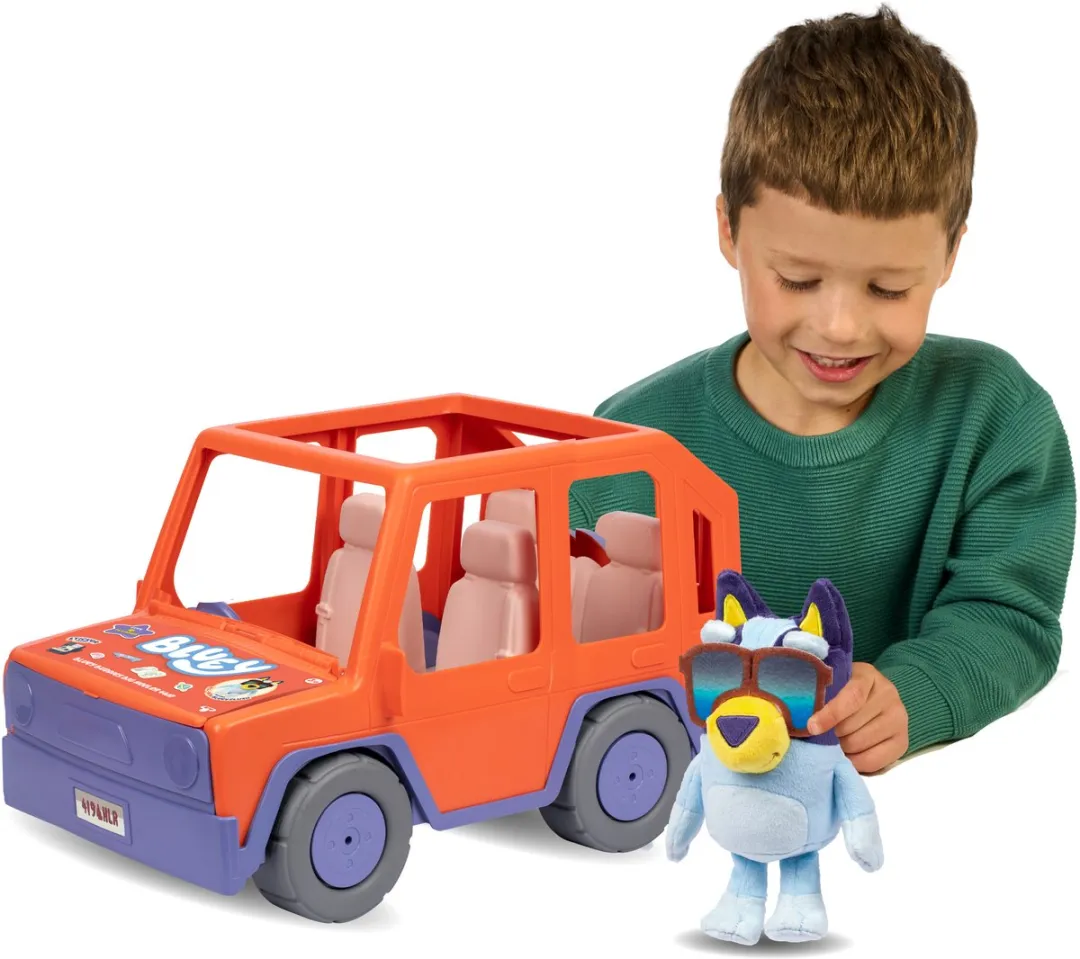 Moose Toys Bluey Buddies Big Heeler 4WD Speelset