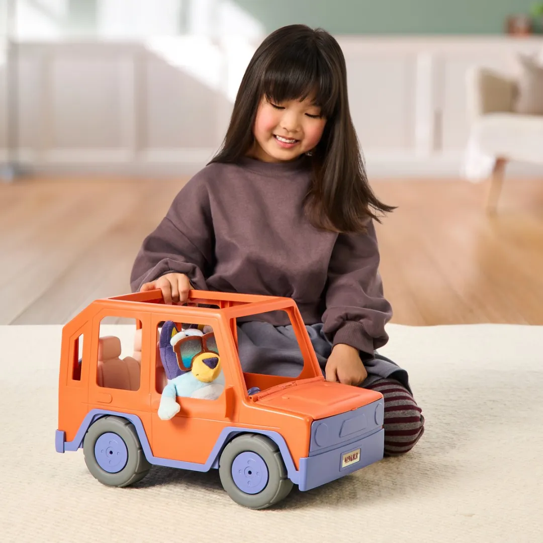 Moose Toys Bluey Buddies Big Heeler 4WD Speelset - Multikleur
