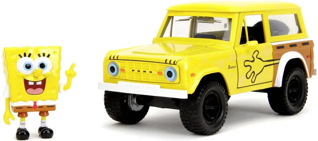 Jada Toys SpongeBob 1973 Ford Bronco Die-Cast Model 253255081