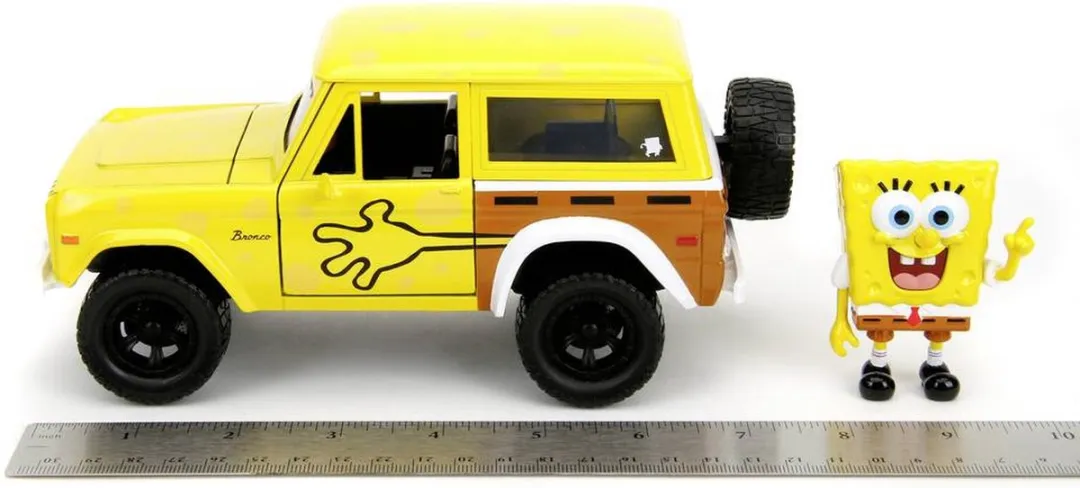 Jada Toys SpongeBob 1973 Ford Bronco Die-Cast Model 253255081