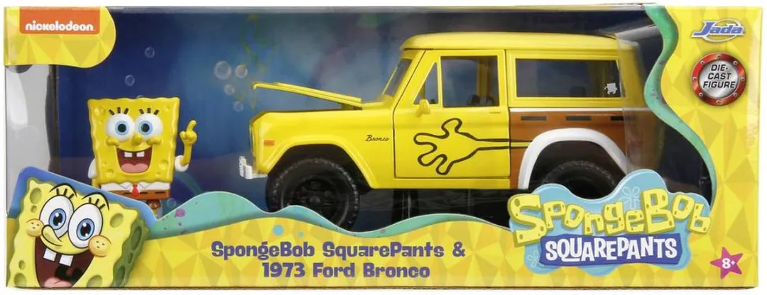 Jada Toys SpongeBob 1973 Ford Bronco Die-Cast Model 253255081