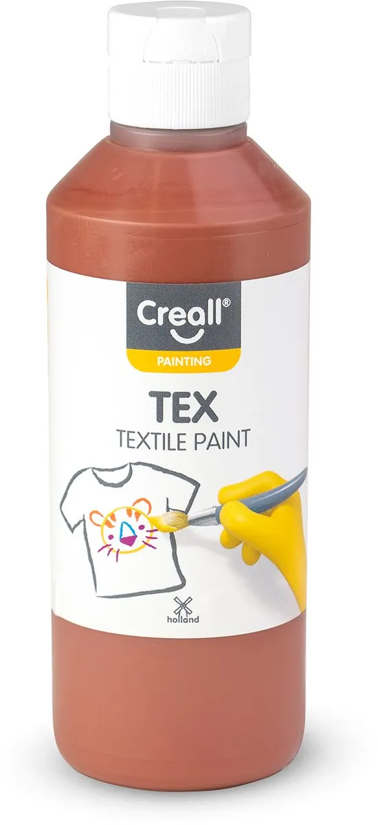 Creall Tex Stoffenverf Bruin 250ml