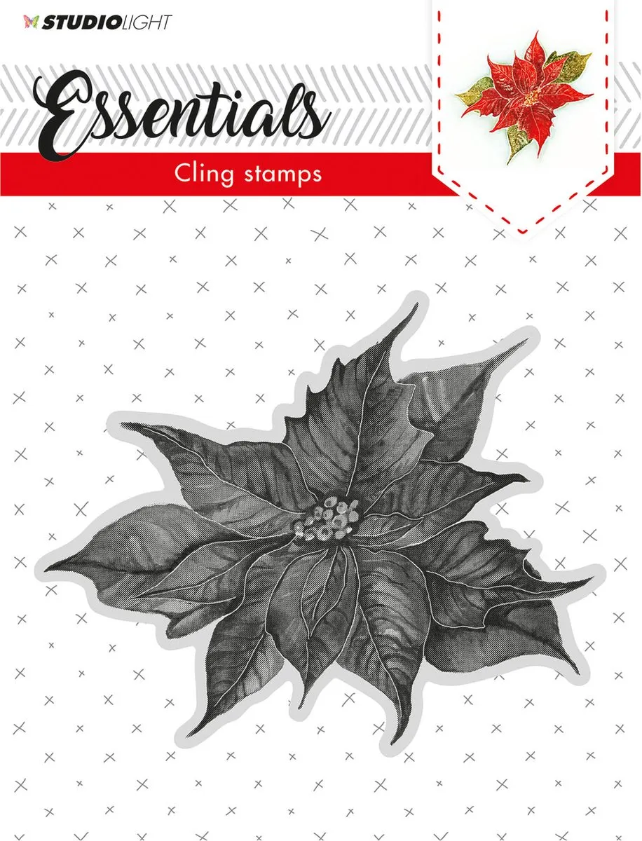 Creativ Company Kerstster Stempel 14x11cm