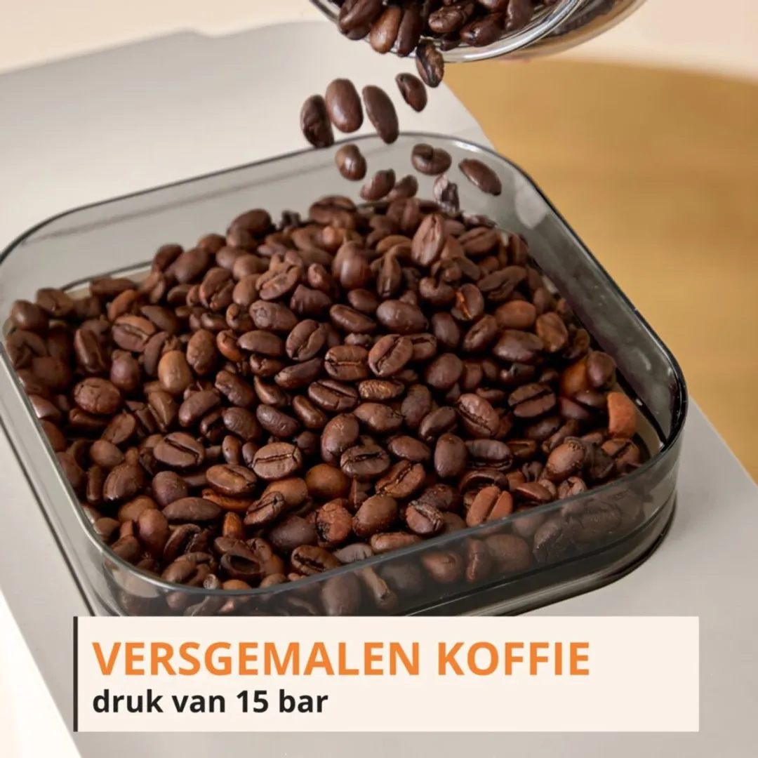 Krups Coffee Crush SA4001 Volautomatische Koffiemachine - Ivory