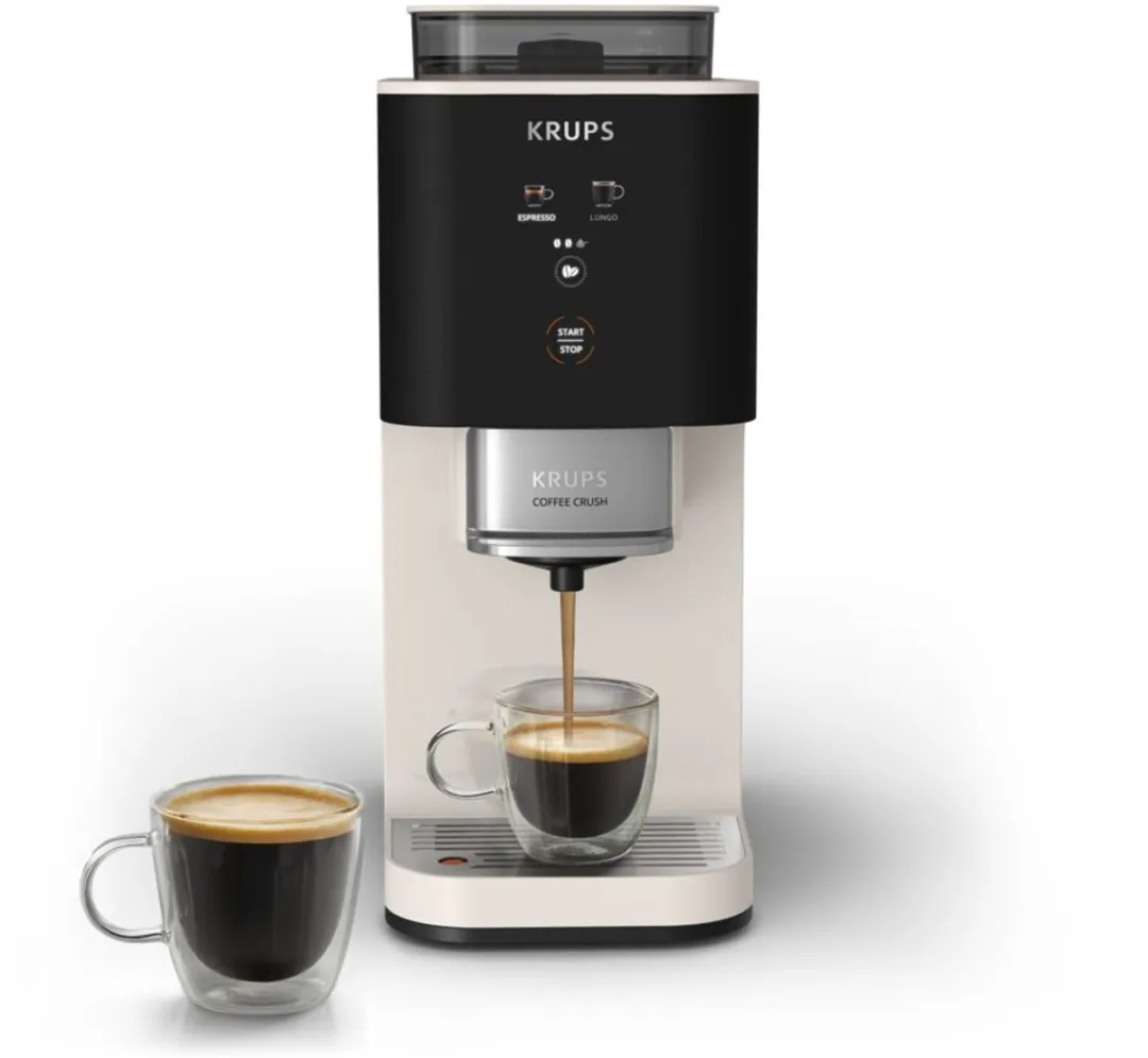 Krups Coffee Crush SA4001 Volautomatische Koffiemachine - Ivory