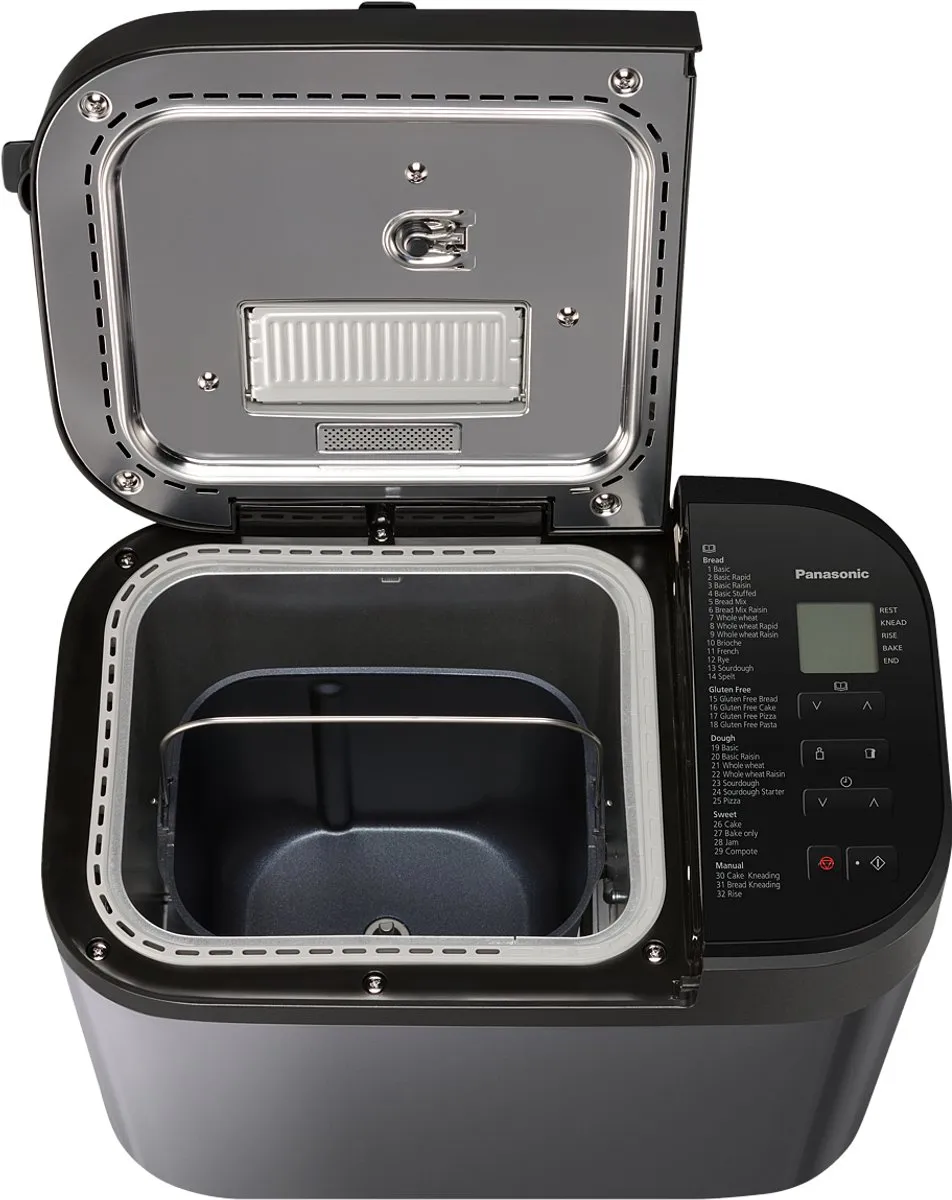 Panasonic SD-YR2540HXD Broodbakmachine - 32 Programma's - 550W - Zwart/Grijs - afbeelding 6 van 6