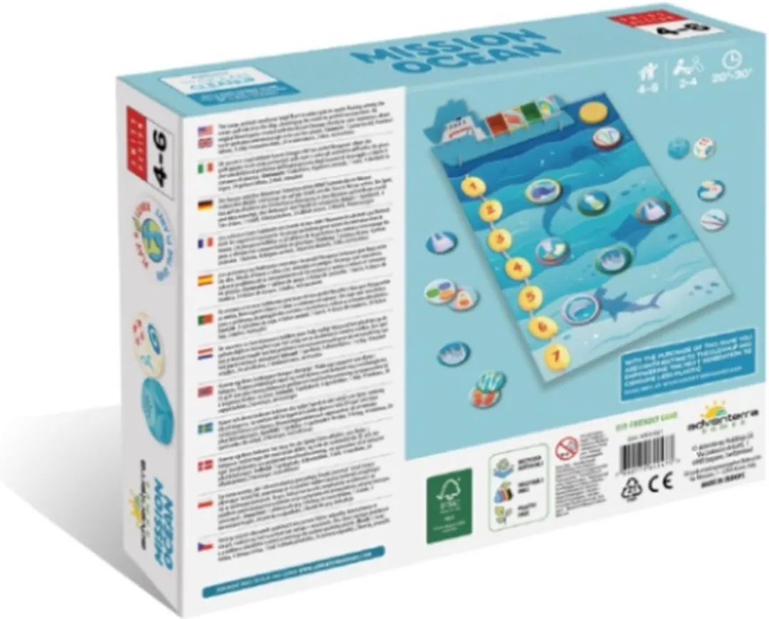 Adventerra Games Mission Ocean - 2-4 Spelers - Meerkleurig