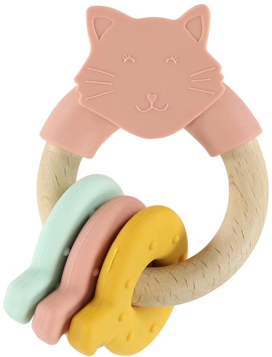 Trixie Houten Activiteitenring Mrs Cat Bijtspeelgoed