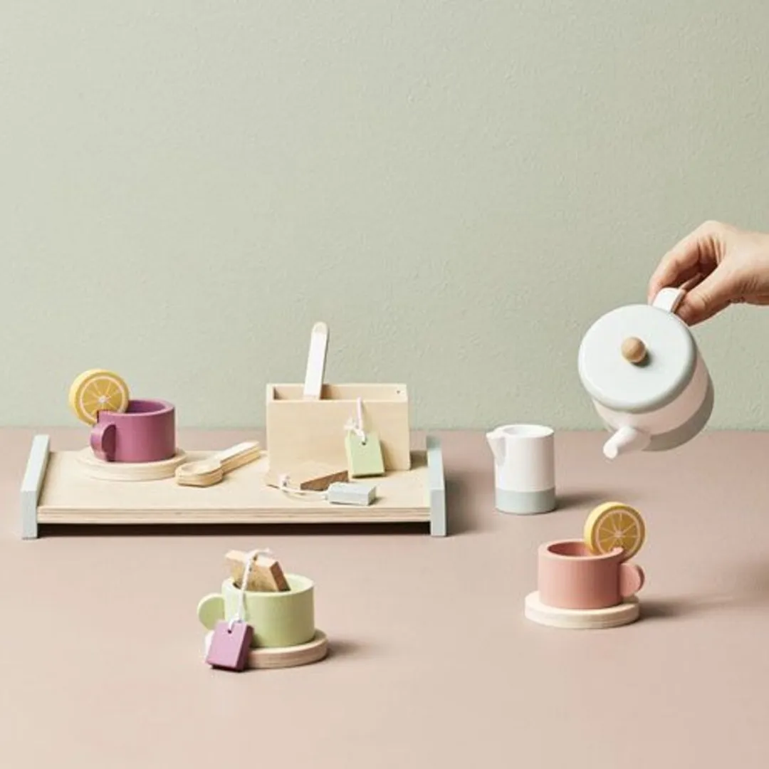 Kids Concept Houten Theeservies Bistro - Hout