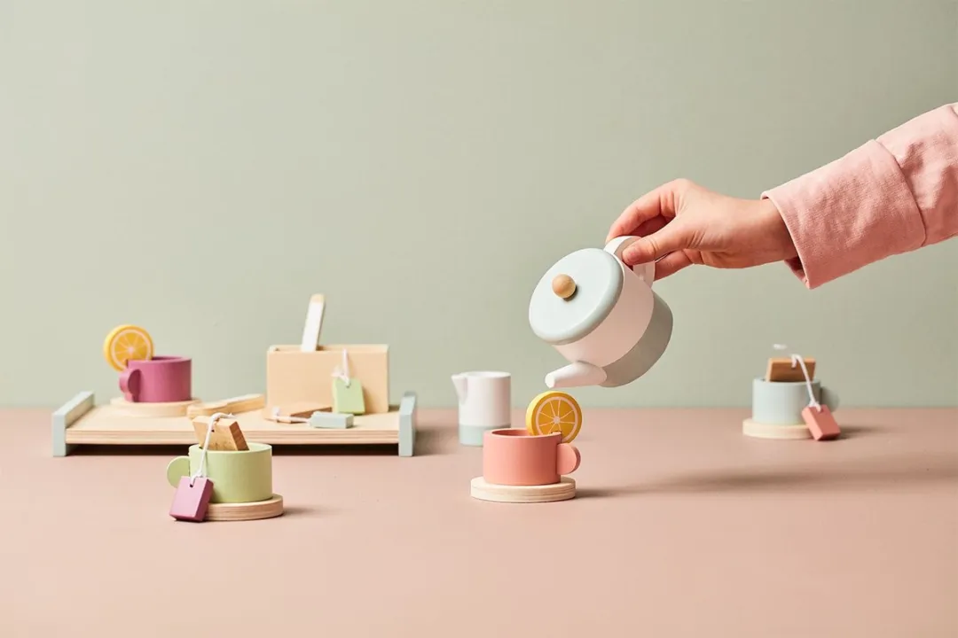 Kids Concept Houten Theeservies Bistro - Hout