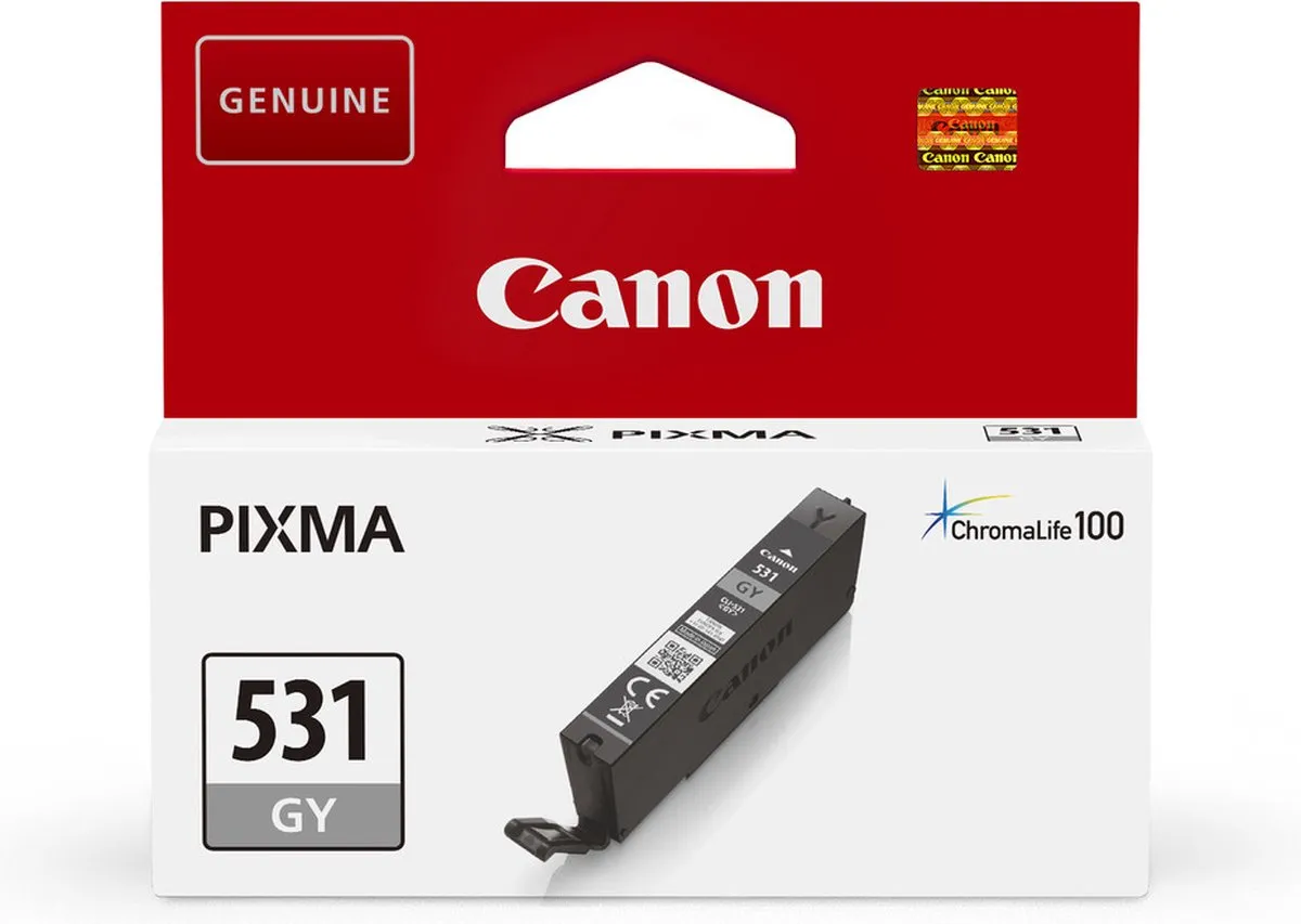 Canon CLI-531 GY Inktcartridge - Grijs - 6122C001