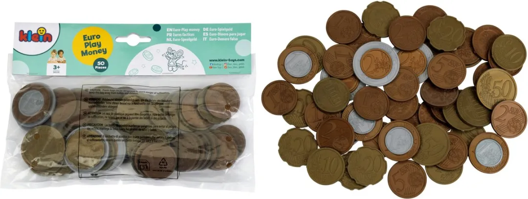Klein Toys Speelgoed Muntjes - Goud