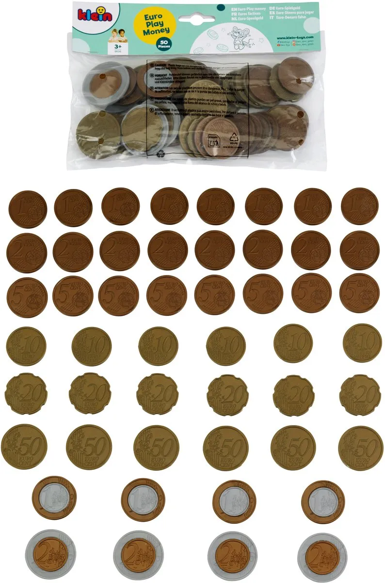 Klein Toys Speelgoed Muntjes - Goud