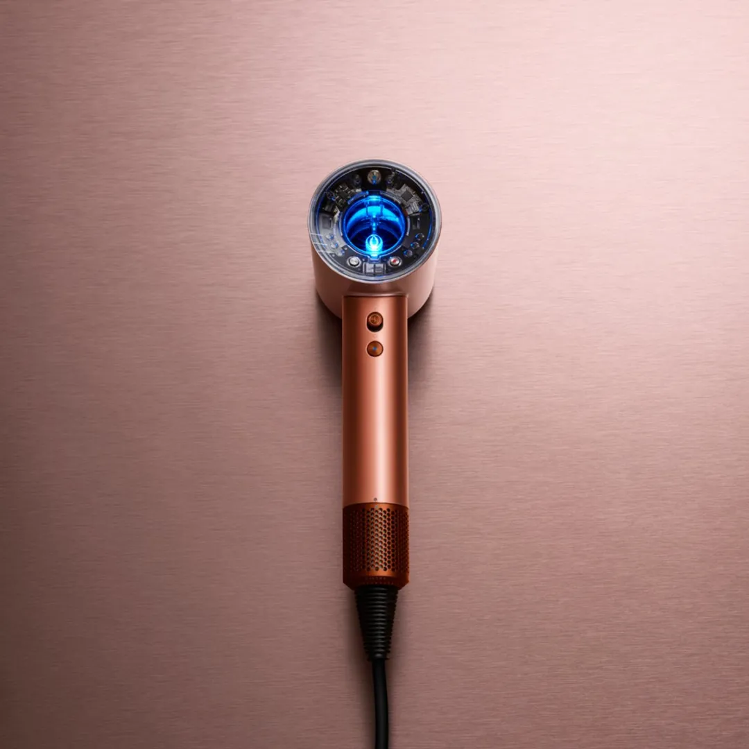 Dyson Supersonic Nural Curly+Coily Föhn - 1600W - 5 Mondstukken - Amber/Pink