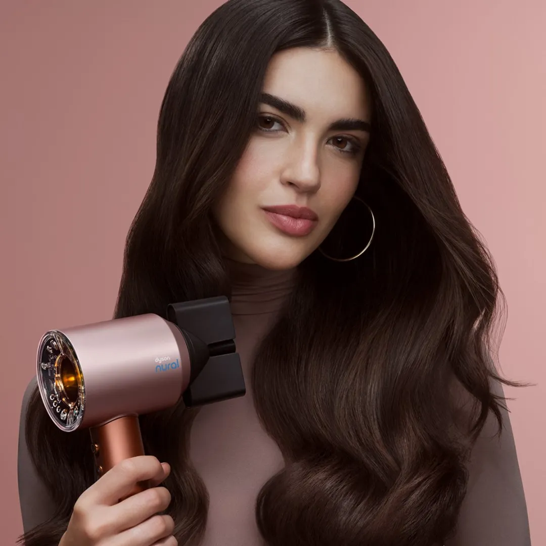 Dyson Supersonic Nural Curly+Coily Föhn - 1600W - 5 Mondstukken - Amber/Pink - afbeelding 6 van 6