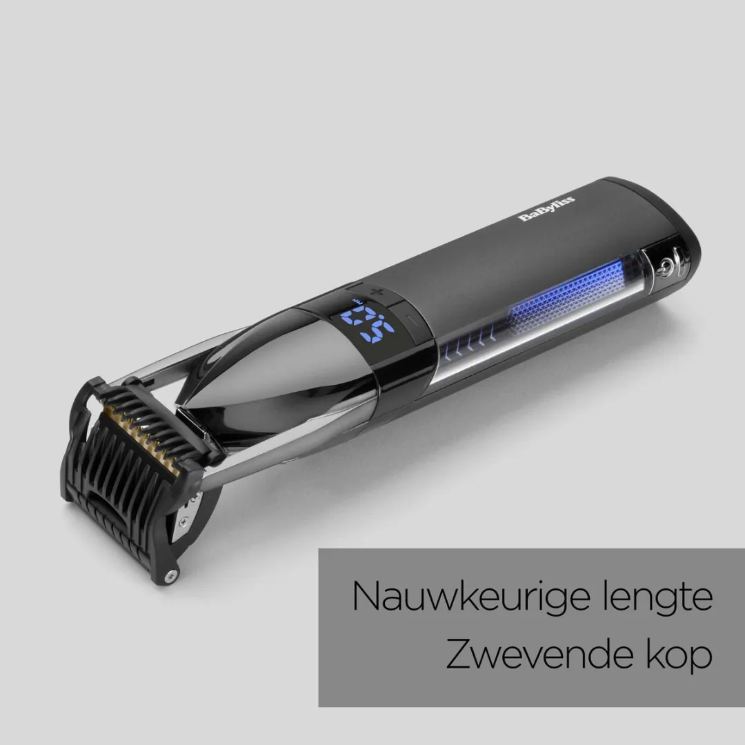 Babyliss Super-X S991E Baardtrimmer - 0.4-5.0mm - Digitaal - Zwart