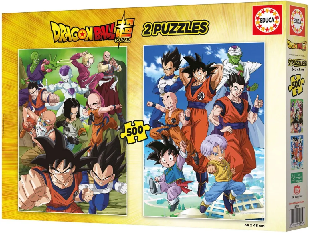 Educa Dragon Ball Legpuzzel 500 Stuks - Multicolor