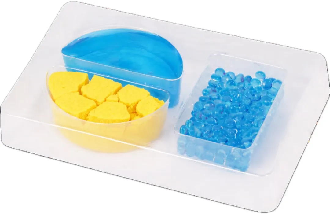 Toi-Toys Slijmset Blauw met Geel Zand - Sensorisch Speelgoed