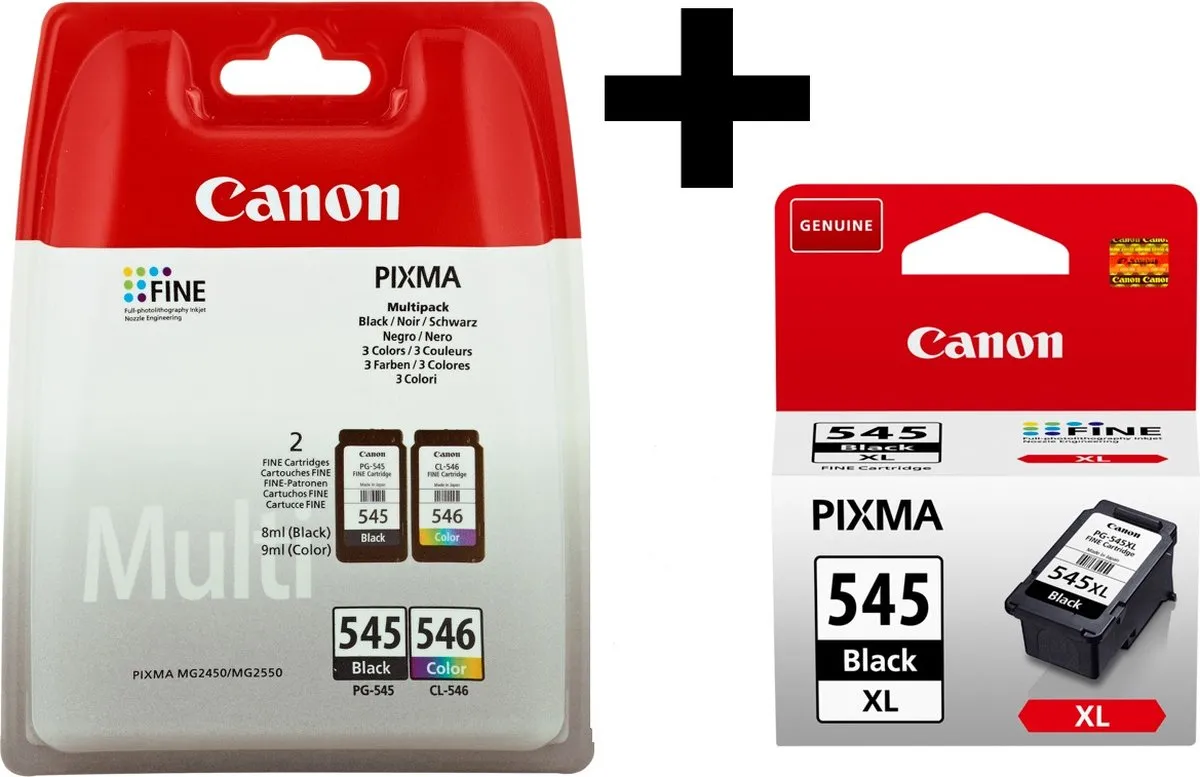 Canon PG-545 CL-546 Inktcartridges