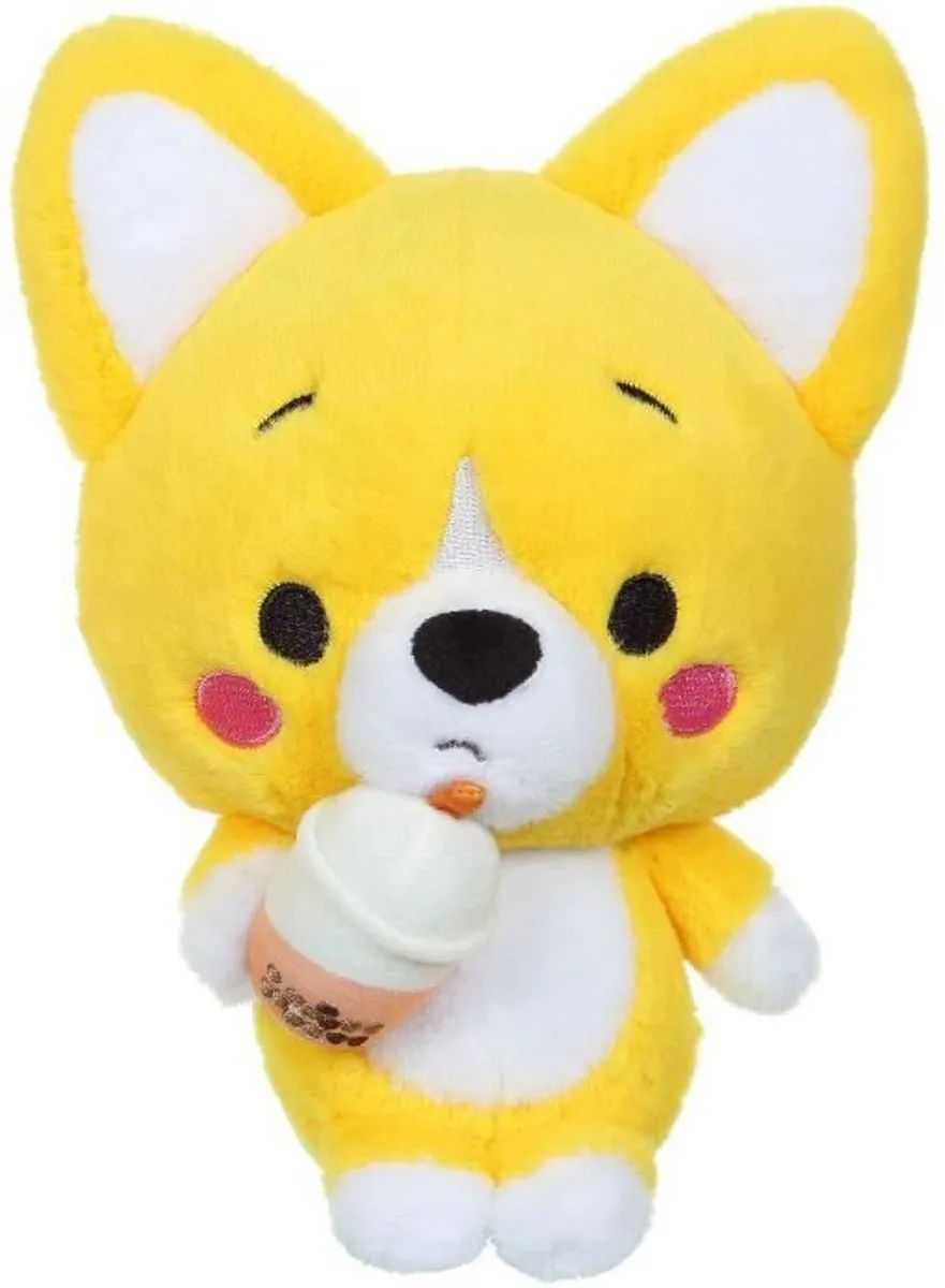 Little Corgi Cuties knuffel - GIPSY TOYS - 20 cm - Bubble Tea
