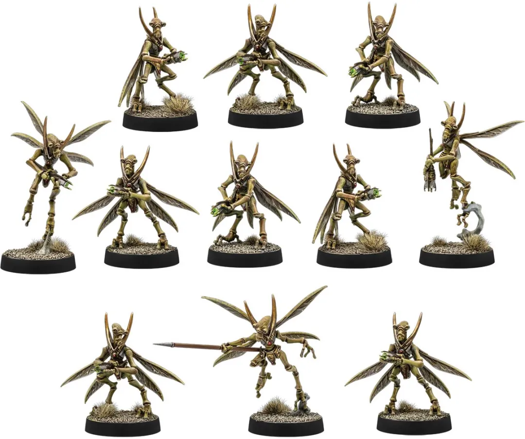 Atomic Mass Games Star Wars Legion SWQ11 Geonosian Warriors - 2 Spelers