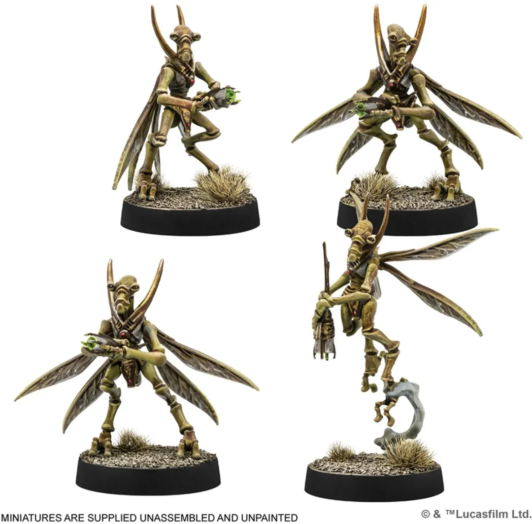 Atomic Mass Games Star Wars Legion SWQ11 Geonosian Warriors - 2 Spelers