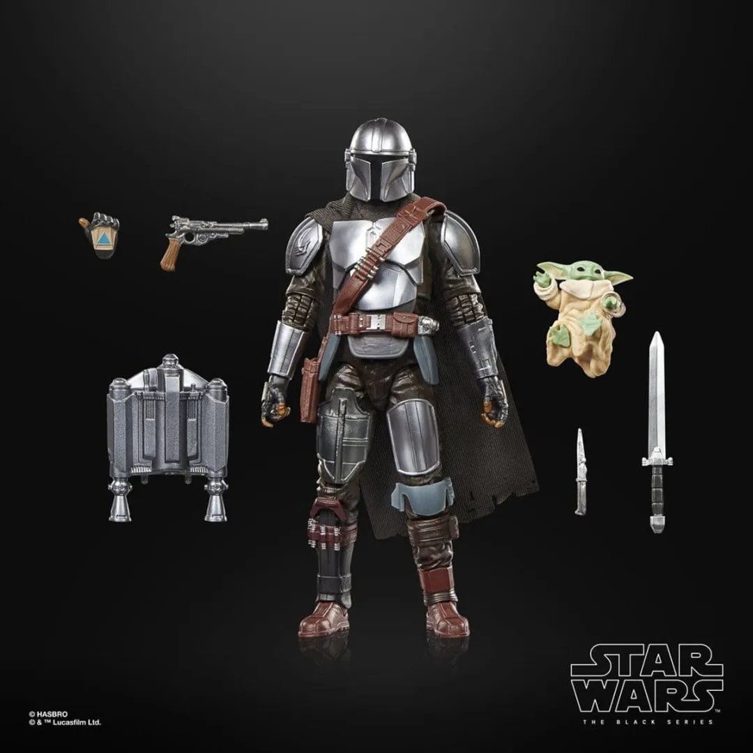 Hasbro Star Wars Black Series The Mandalorian & Grogu HASG2514 - 15cm Action Figure - Multicolor