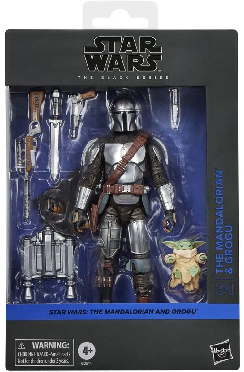 Hasbro Star Wars Black Series The Mandalorian & Grogu HASG2514 - 15cm Action Figure - Multicolor