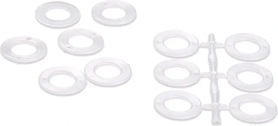 Prym Haakringen Kunststof 26mm - 96 Stuks - Wit