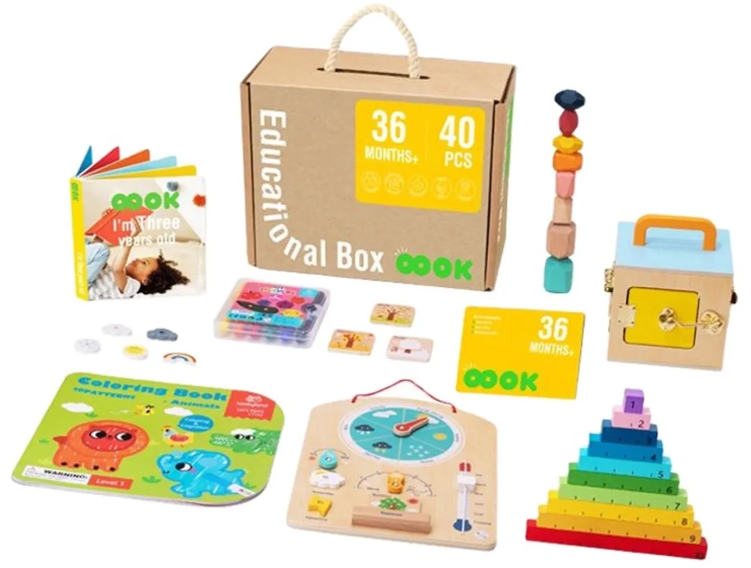 Tooky Toy Educatieve Speelgoedbox 40-delig