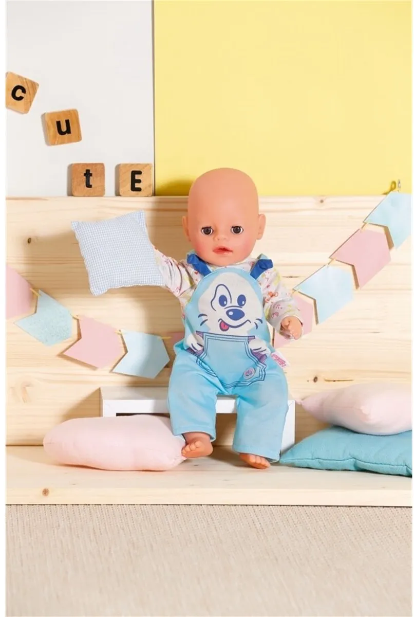 Baby Born Little Schattige Outfit 36cm - Bleu et rose