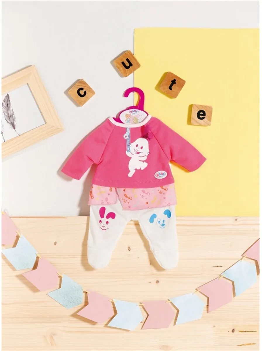 Baby Born Little Schattige Outfit 36cm - Bleu et rose