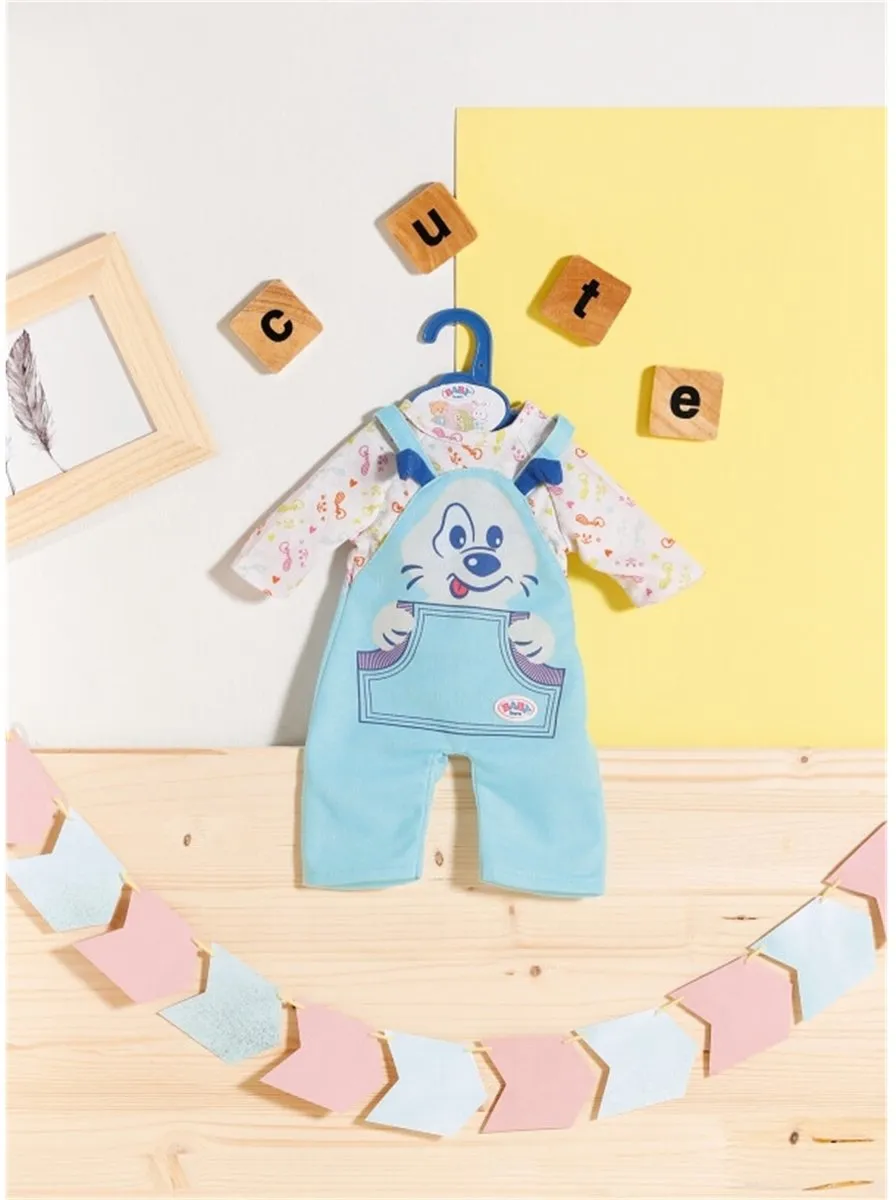 Baby Born Little Schattige Outfit 36cm - Bleu et rose