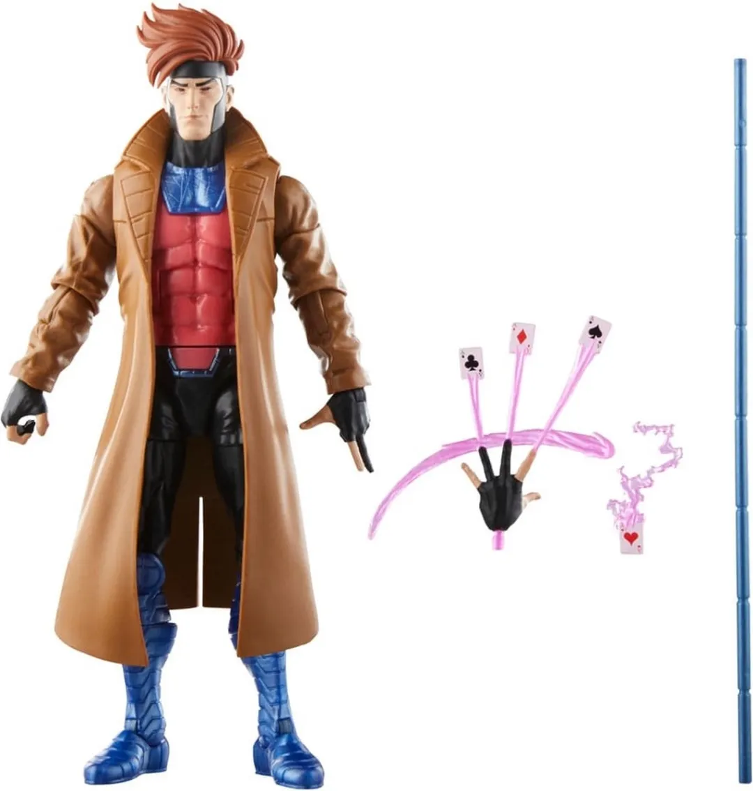 Marvel Legends Series Gambit F9801 Actiefiguur - Bruin - afbeelding 6 van 6
