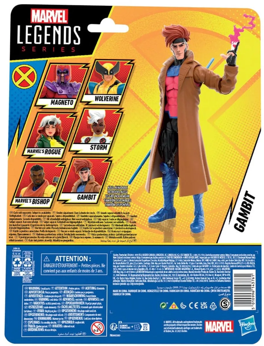 Marvel Legends Series Gambit F9801 Actiefiguur - Bruin